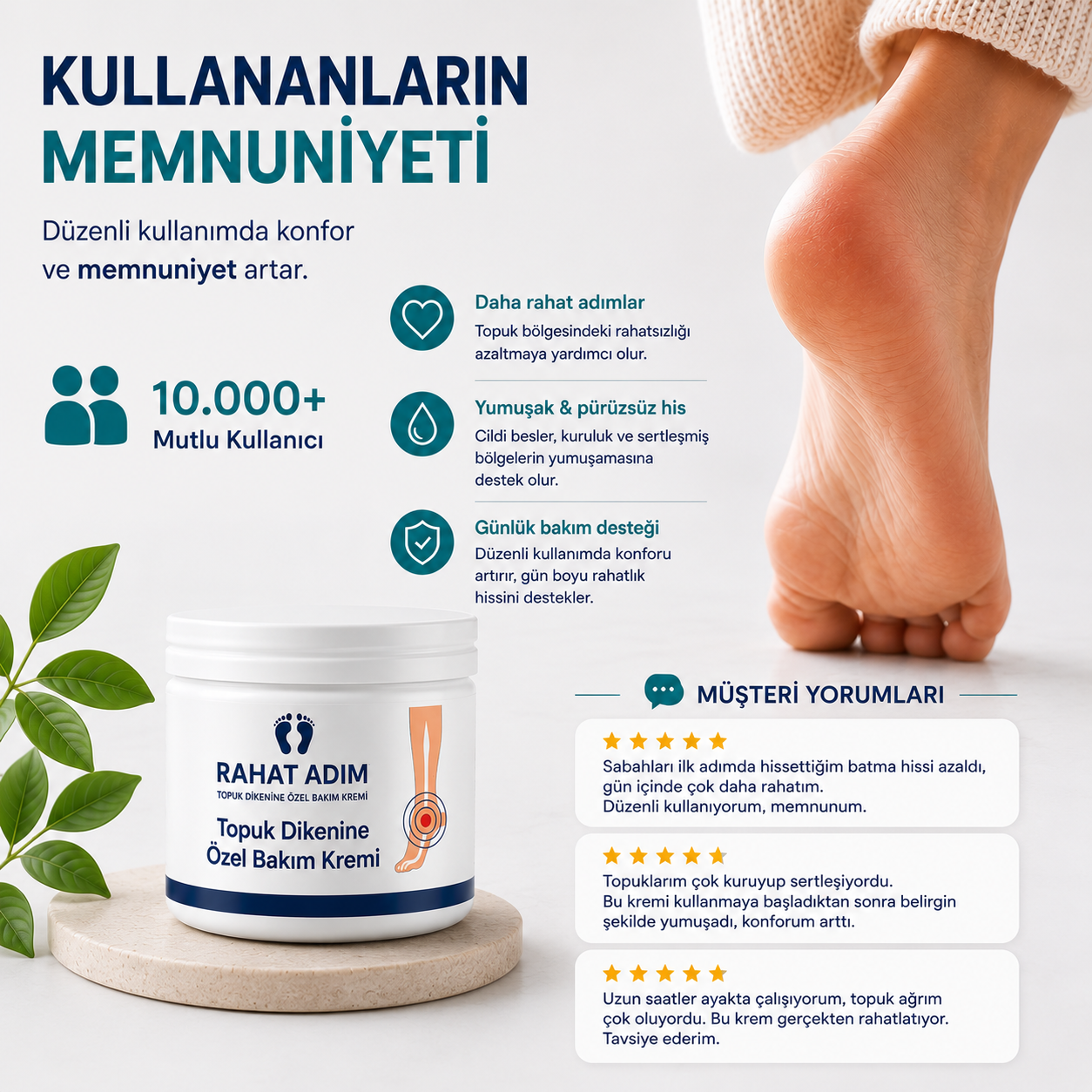 Rahat Adım kullanıcı deneyimi tanıtım görseli