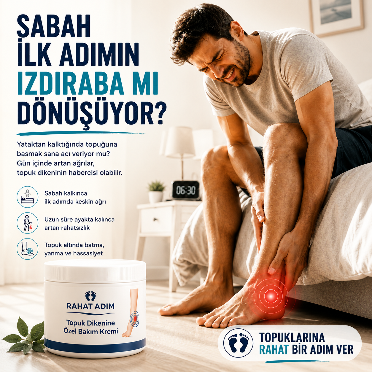 Rahat Adım sabah ilk adım tanıtım görseli